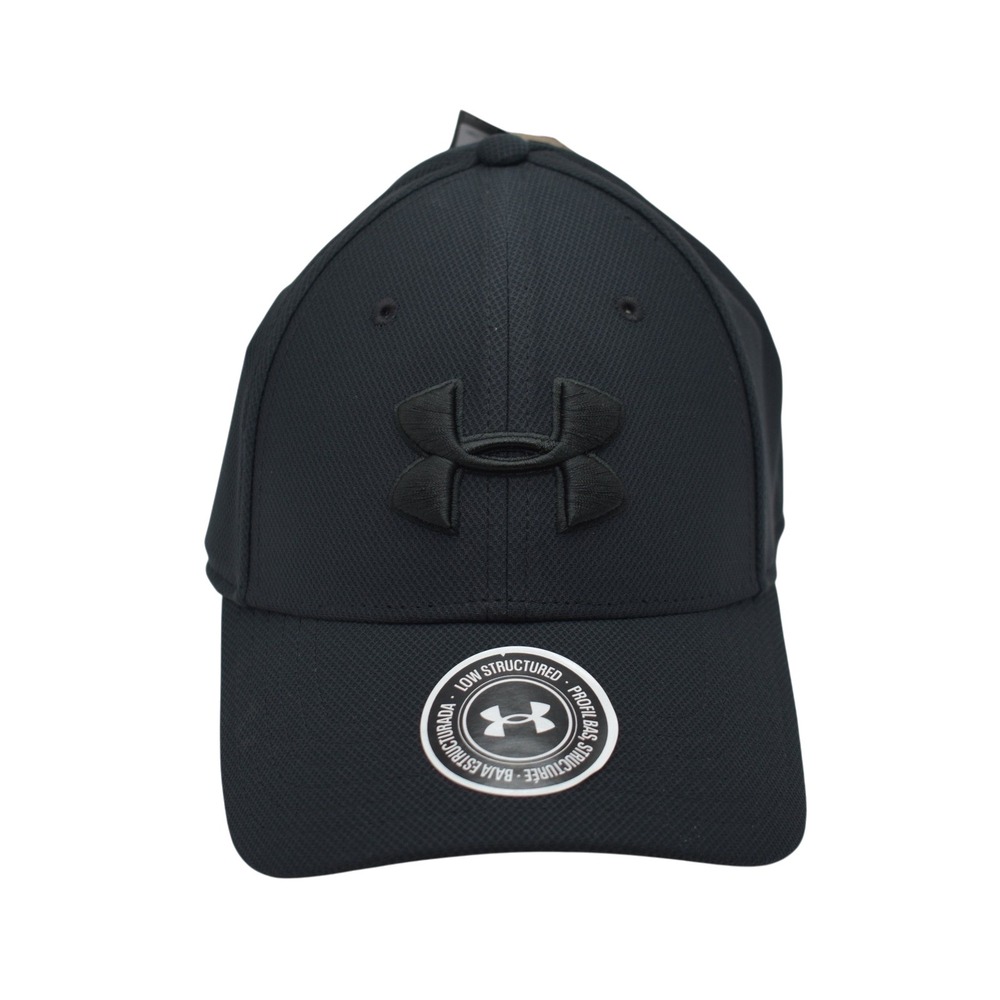 Under Armour UA Blitzing 3.0 Stretch Fit Hat Cap Mens L/XL Black NEW 1305036-002